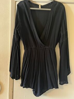 Elan Black Romper